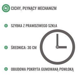 Zegar Piłkarza - cichy mechanizm