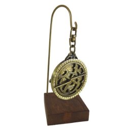 Astrolabium - miniatura H81 na podstawie drewnianej