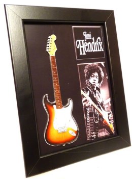Mini gitara Jimi Hendrix w ramce FMG-007