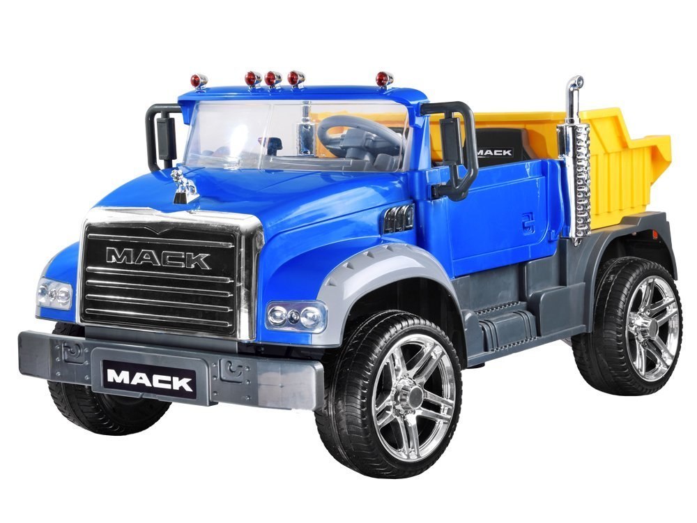 Auto dla dziecka MACK ciężarówka z wywrotką Niebieski