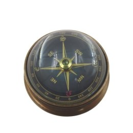 Kompas mosiężny soczewkowy - czarna tarcza NC2300